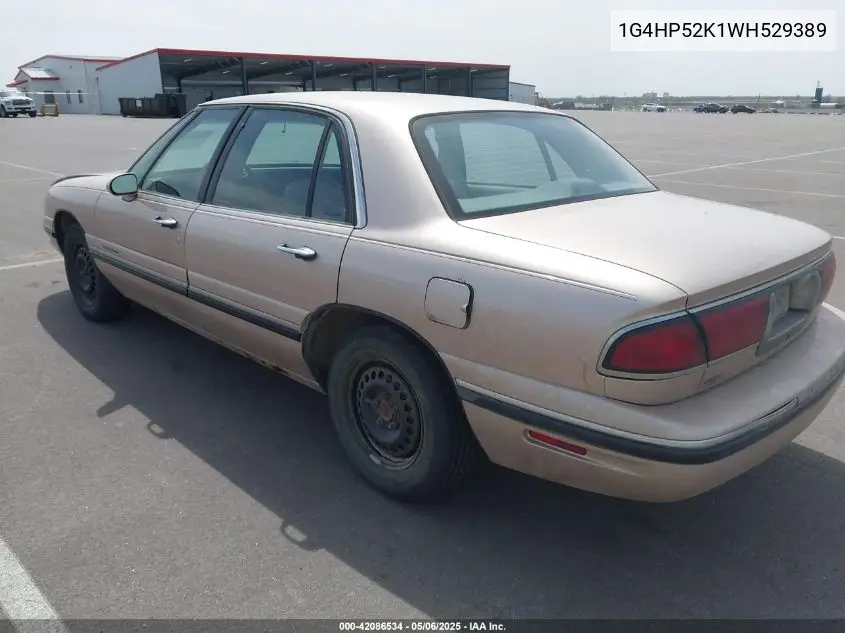 1998 Buick Lesabre Custom VIN: 1G4HP52K1WH529389 Lot: 42086534