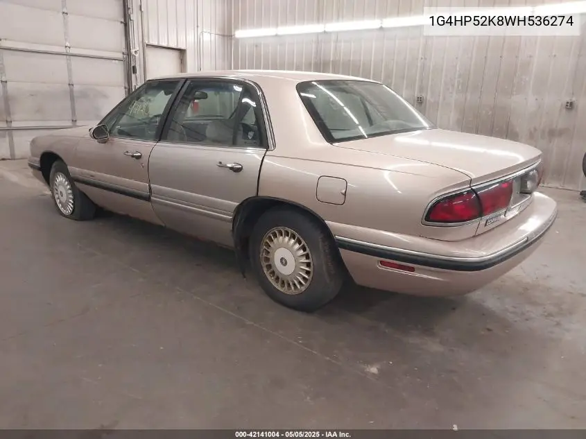 1998 Buick Lesabre Custom VIN: 1G4HP52K8WH536274 Lot: 42141004