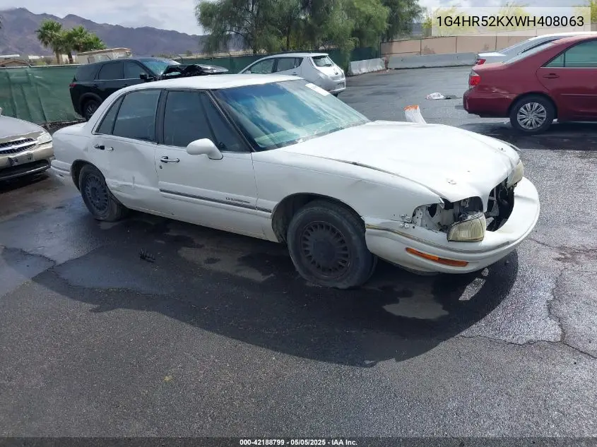 1998 Buick Lesabre Limited VIN: 1G4HR52KXWH408063 Lot: 42188799