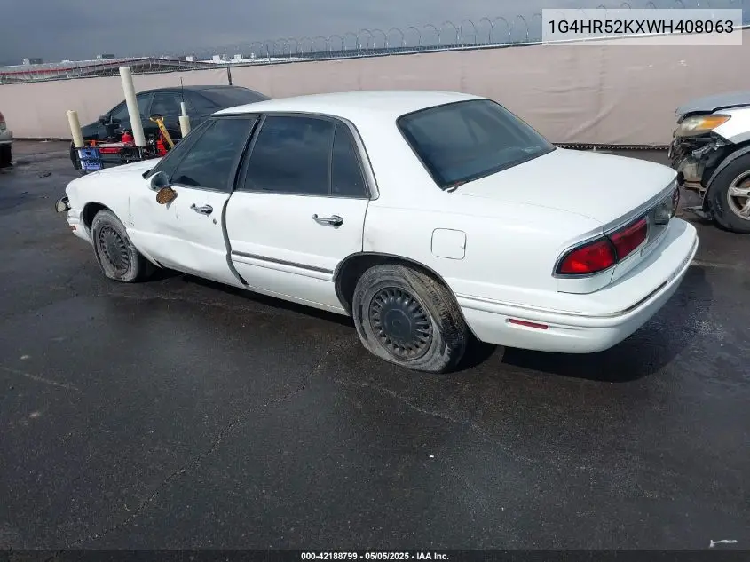 1998 Buick Lesabre Limited VIN: 1G4HR52KXWH408063 Lot: 42188799