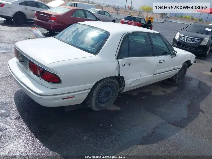 1998 Buick Lesabre Limited VIN: 1G4HR52KXWH408063 Lot: 42188799