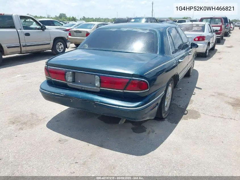1998 Buick Lesabre Custom VIN: 1G4HP52K0WH466821 Lot: 42197219