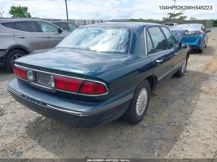 1998 Buick Lesabre Custom VIN: 1G4HP52K3WH545223 Lot: 42206005