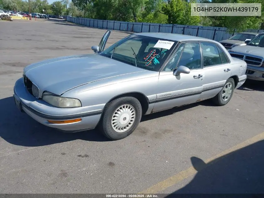 1998 Buick Lesabre Custom VIN: 1G4HP52K0WH439179 Lot: 42218394