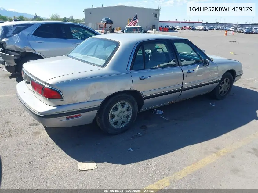 1998 Buick Lesabre Custom VIN: 1G4HP52K0WH439179 Lot: 42218394