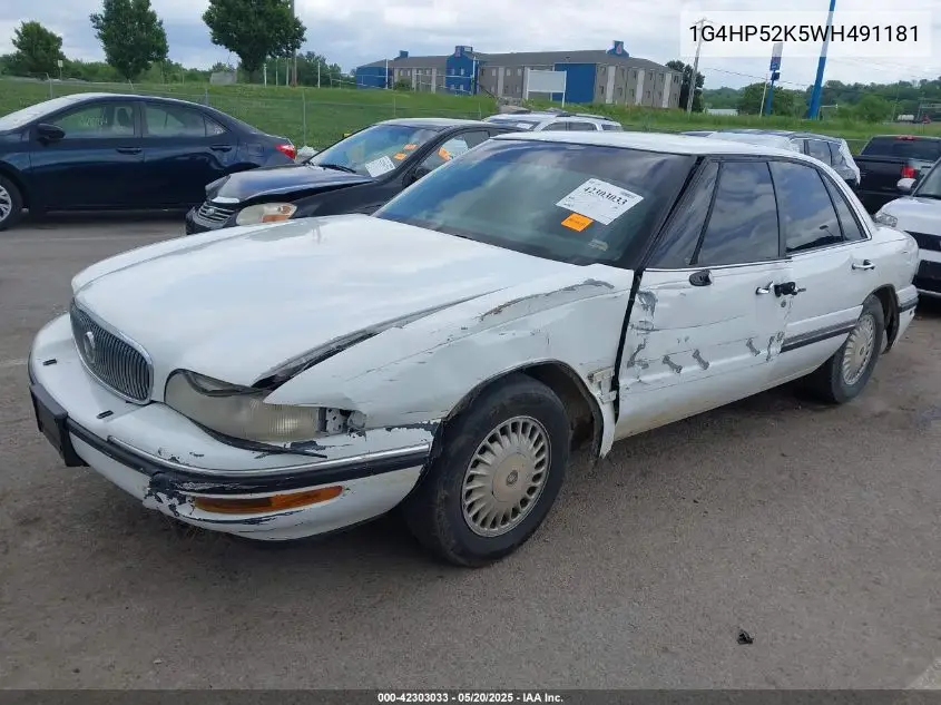 1998 Buick Lesabre Custom VIN: 1G4HP52K5WH491181 Lot: 42303033