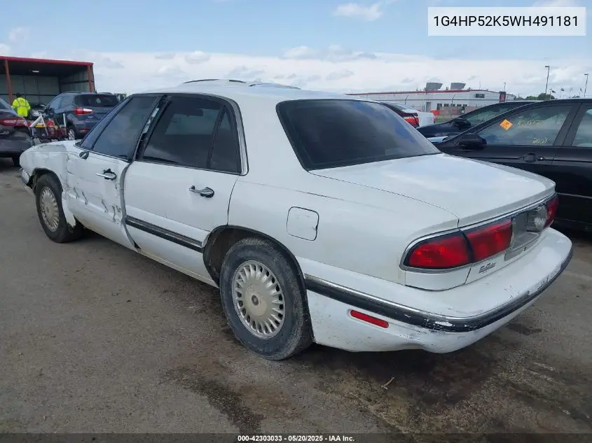 1998 Buick Lesabre Custom VIN: 1G4HP52K5WH491181 Lot: 42303033