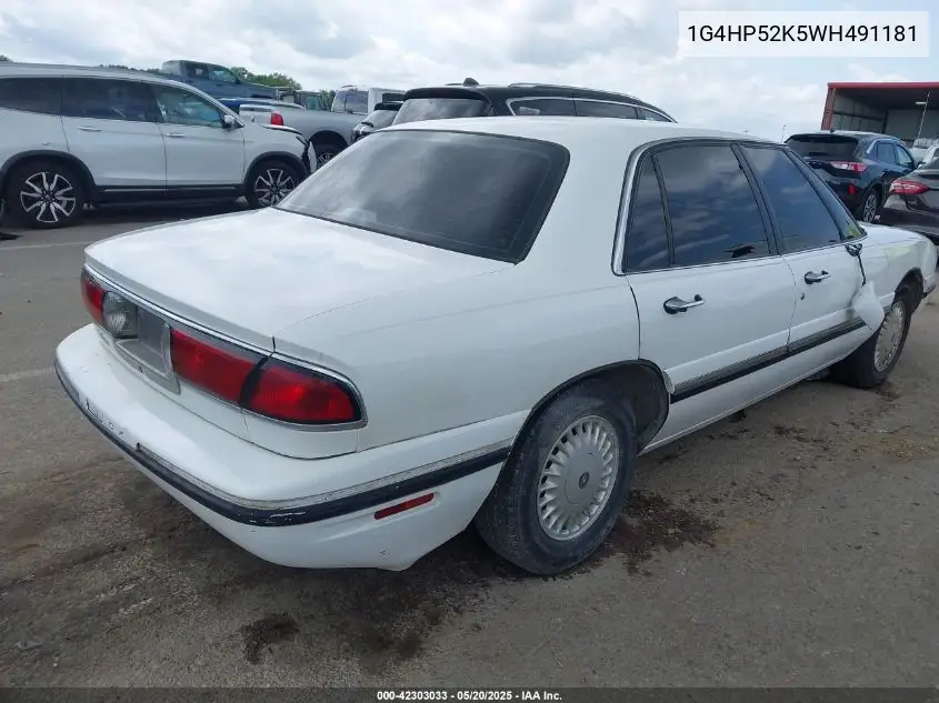 1998 Buick Lesabre Custom VIN: 1G4HP52K5WH491181 Lot: 42303033
