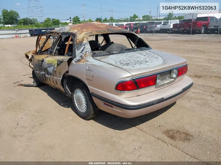 1998 Buick Lesabre Custom VIN: 1G4HP52K8WH532063 Lot: 42567848