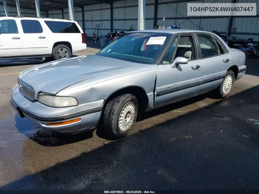 1998 Buick Lesabre Custom VIN: 1G4HP52K4WH407447 Lot: 42576922