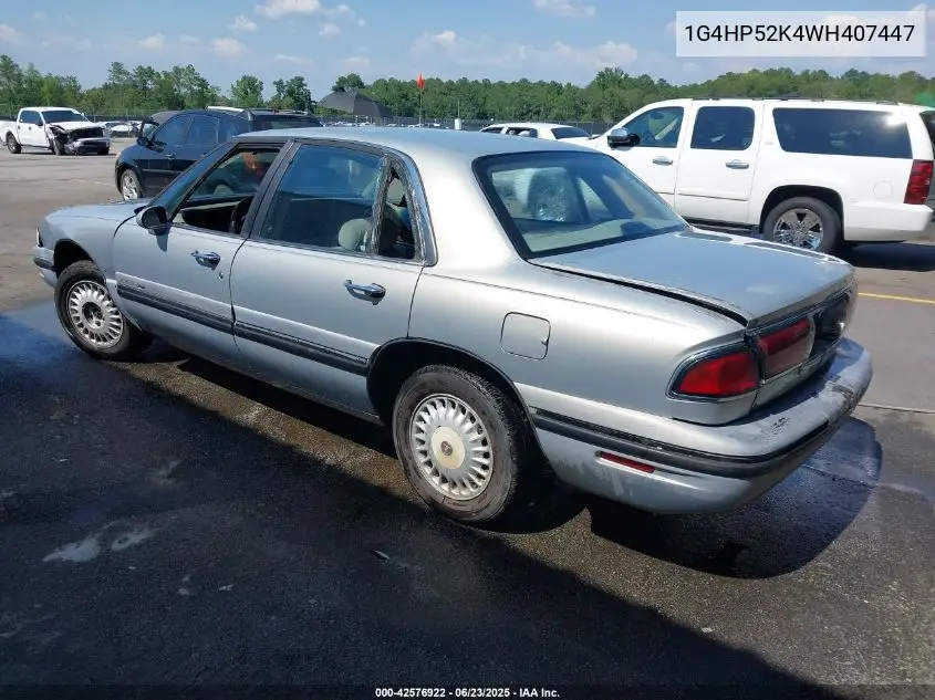 1998 Buick Lesabre Custom VIN: 1G4HP52K4WH407447 Lot: 42576922