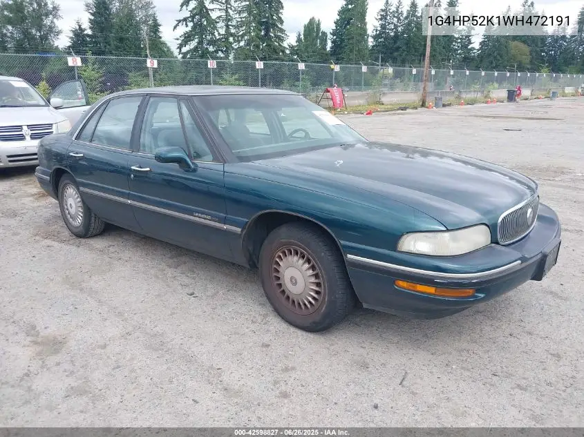 1998 Buick Lesabre Custom VIN: 1G4HP52K1WH472191 Lot: 42598827