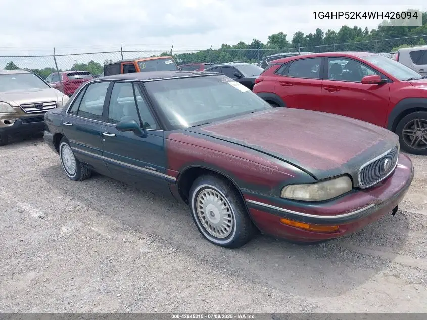 1998 Buick Lesabre Custom VIN: 1G4HP52K4WH426094 Lot: 42645315