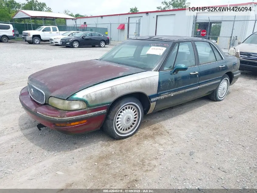 1998 Buick Lesabre Custom VIN: 1G4HP52K4WH426094 Lot: 42645315