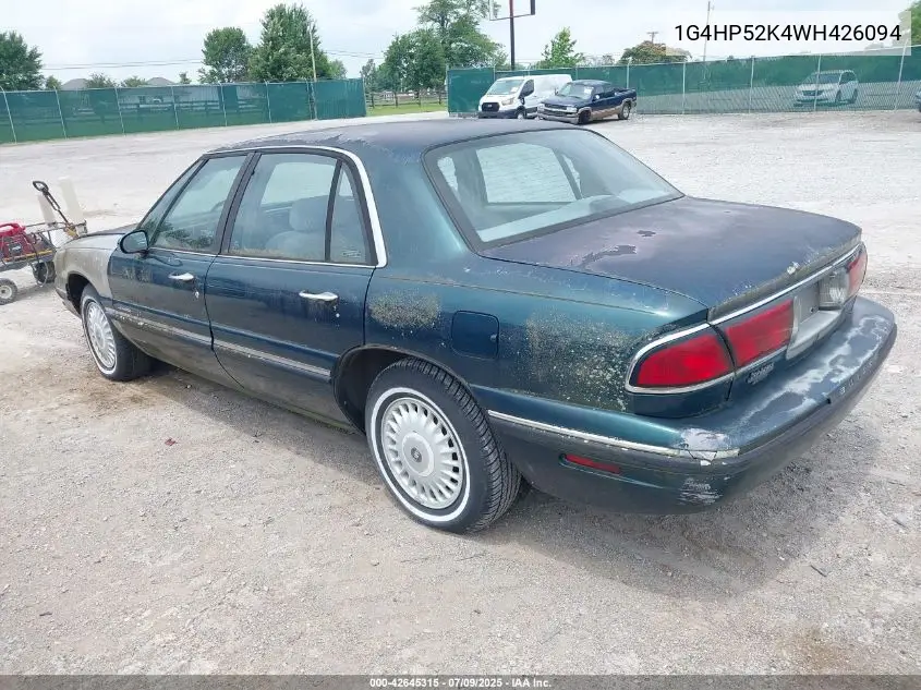 1998 Buick Lesabre Custom VIN: 1G4HP52K4WH426094 Lot: 42645315