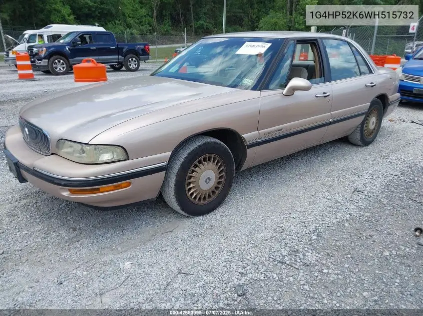 1998 Buick Lesabre Custom VIN: 1G4HP52K6WH515732 Lot: 42683995