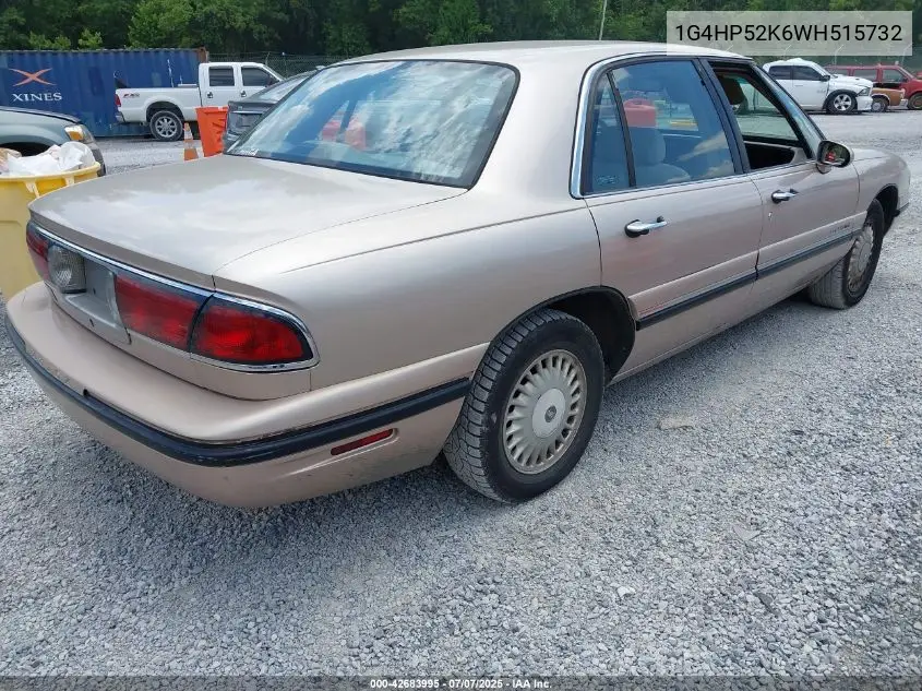 1998 Buick Lesabre Custom VIN: 1G4HP52K6WH515732 Lot: 42683995