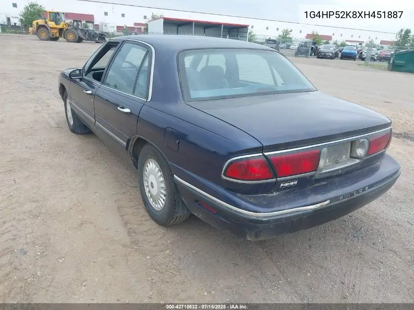 1999 Buick Lesabre Custom VIN: 1G4HP52K8XH451887 Lot: 42710532
