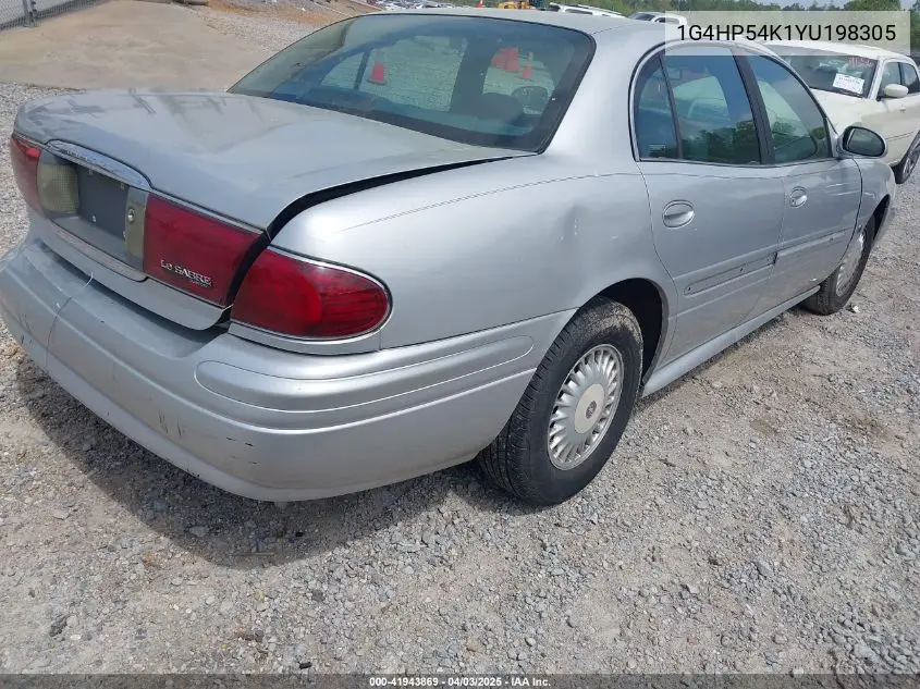 2000 Buick Lesabre Custom VIN: 1G4HP54K1YU198305 Lot: 41943869