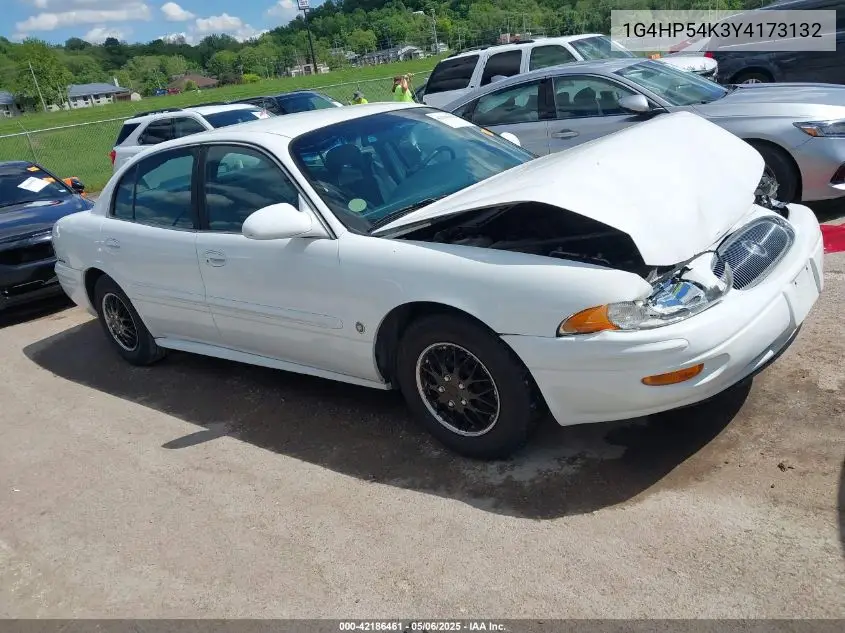 2000 Buick Lesabre Custom VIN: 1G4HP54K3Y4173132 Lot: 42186461