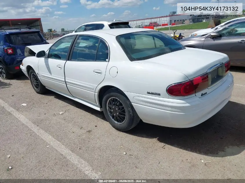 2000 Buick Lesabre Custom VIN: 1G4HP54K3Y4173132 Lot: 42186461