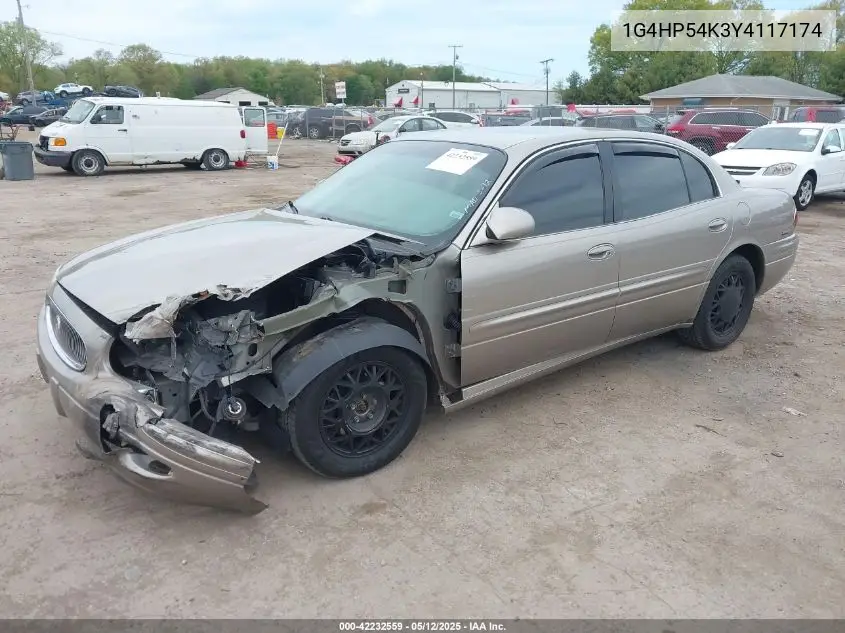 2000 Buick Lesabre Custom VIN: 1G4HP54K3Y4117174 Lot: 42232559
