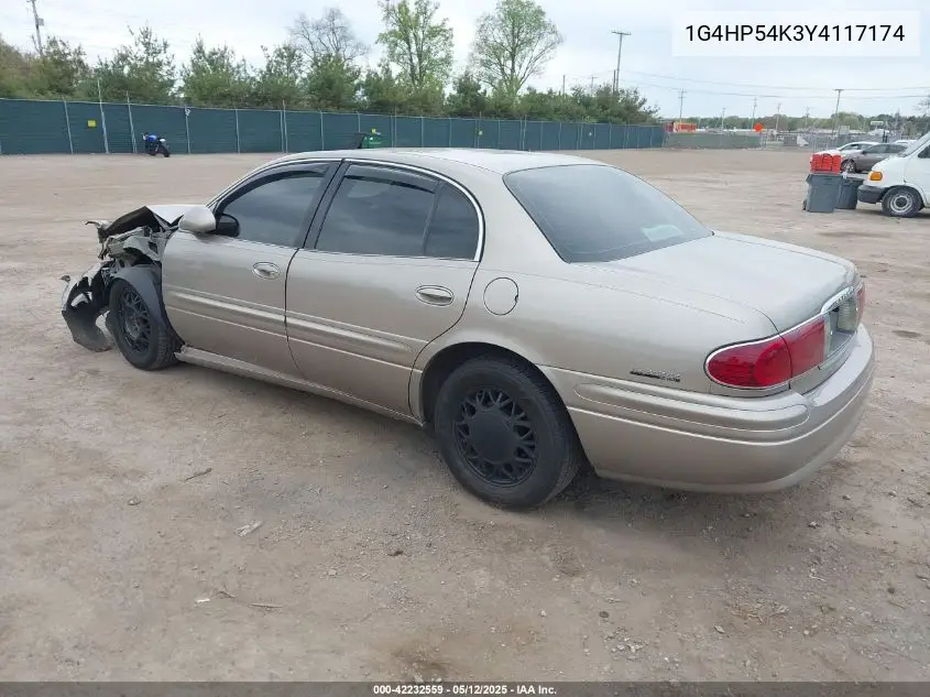 2000 Buick Lesabre Custom VIN: 1G4HP54K3Y4117174 Lot: 42232559