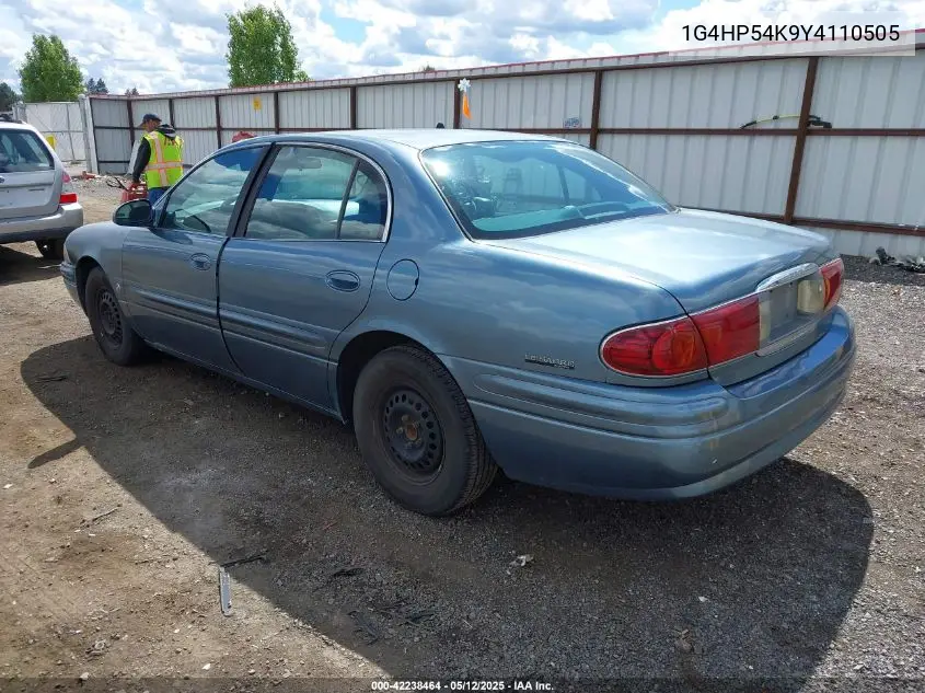 2000 Buick Lesabre Custom VIN: 1G4HP54K9Y4110505 Lot: 42238464