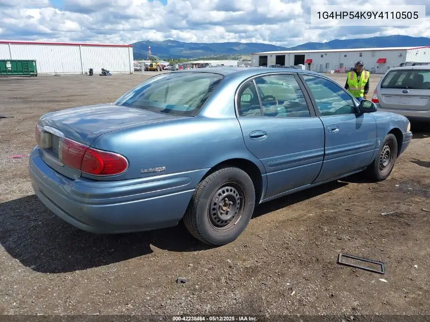 2000 Buick Lesabre Custom VIN: 1G4HP54K9Y4110505 Lot: 42238464