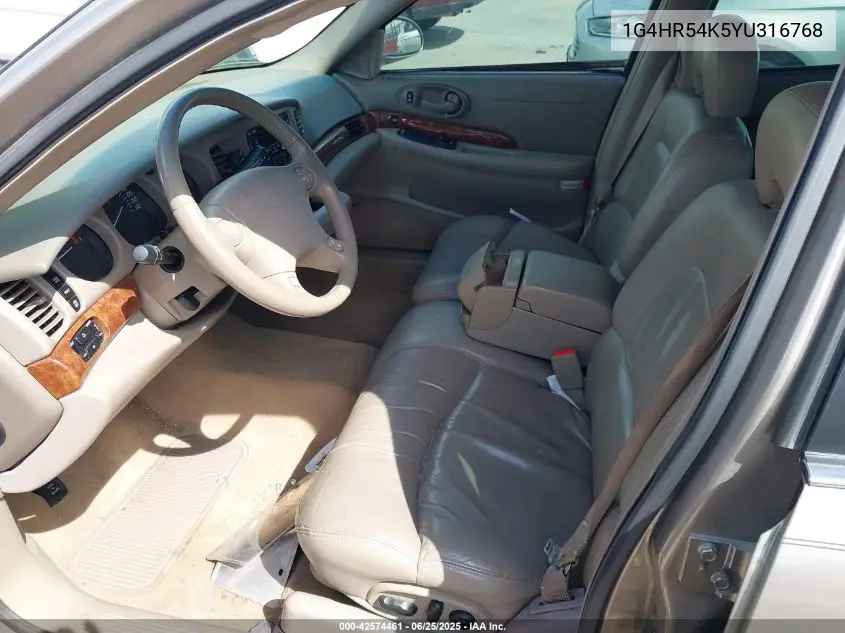 2000 Buick Lesabre Limited VIN: 1G4HR54K5YU316768 Lot: 42574461