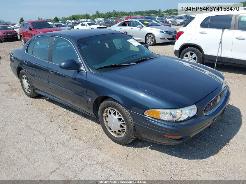 2000 Buick Lesabre Custom VIN: 1G4HP54K3Y4158470 Lot: 42579508