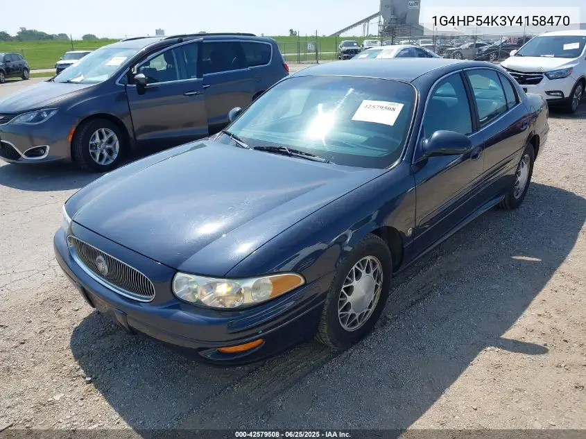2000 Buick Lesabre Custom VIN: 1G4HP54K3Y4158470 Lot: 42579508