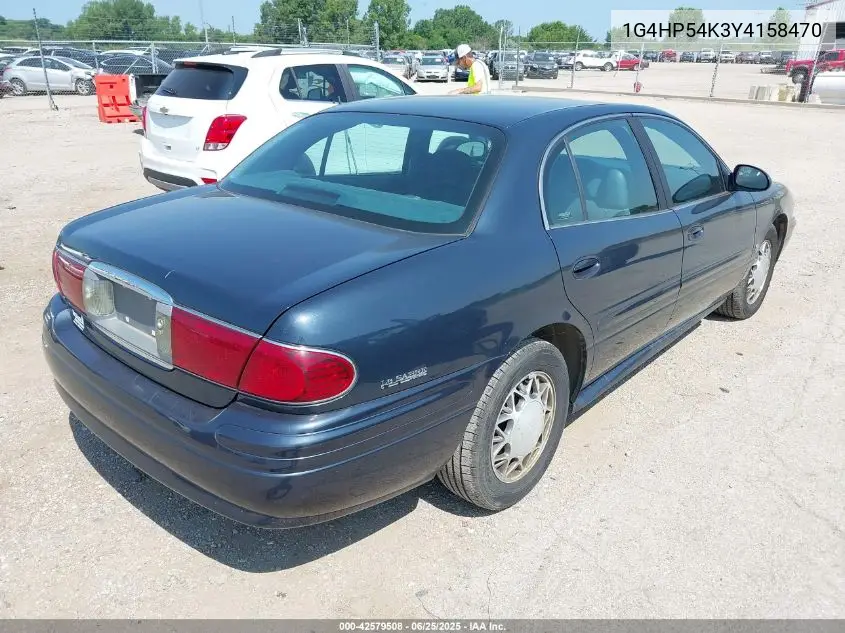 2000 Buick Lesabre Custom VIN: 1G4HP54K3Y4158470 Lot: 42579508