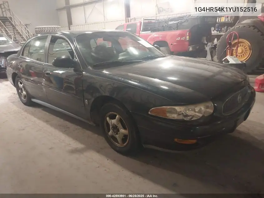 2000 Buick Lesabre Limited VIN: 1G4HR54K1YU152516 Lot: 42593981