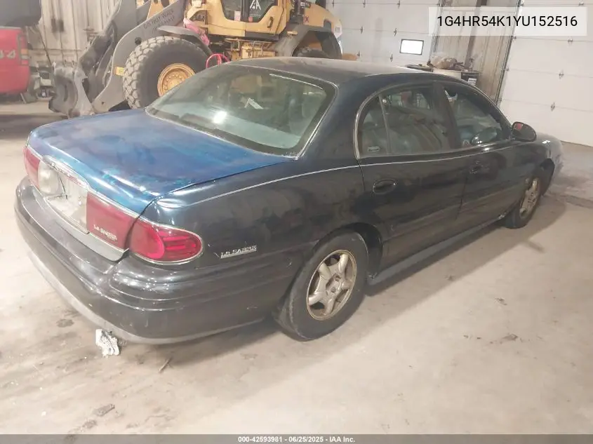 2000 Buick Lesabre Limited VIN: 1G4HR54K1YU152516 Lot: 42593981