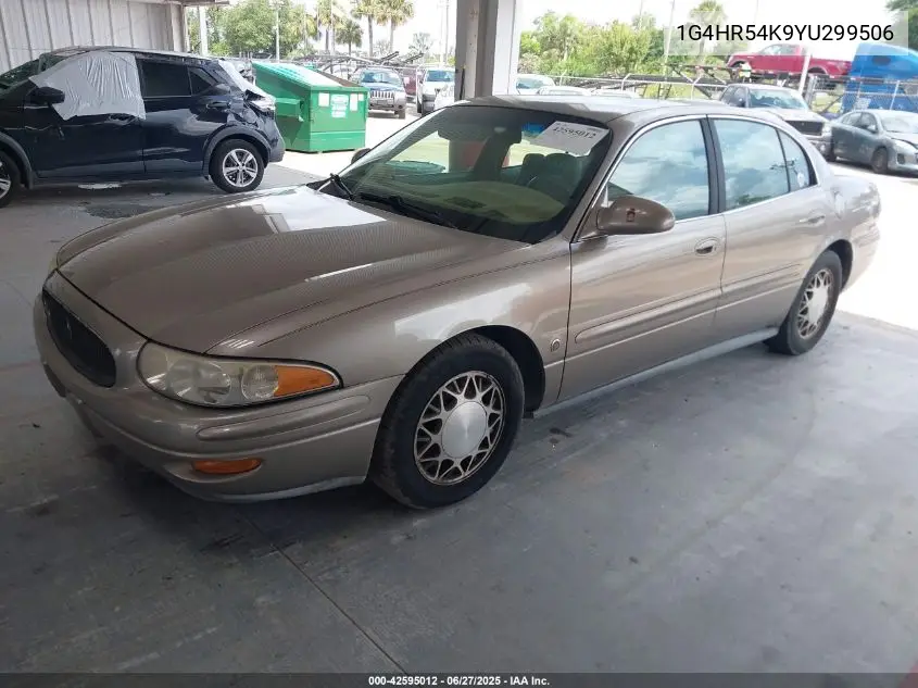 2000 Buick Lesabre Limited VIN: 1G4HR54K9YU299506 Lot: 42595012