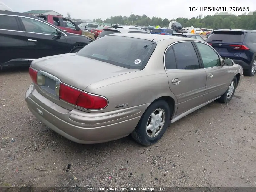 2001 Buick Lesabre Custom VIN: 1G4HP54K81U298665 Lot: 12338888