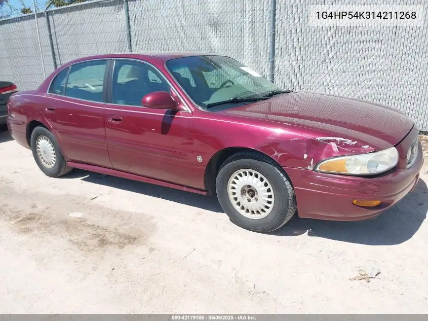 2001 Buick Lesabre Custom VIN: 1G4HP54K314211268 Lot: 42179186
