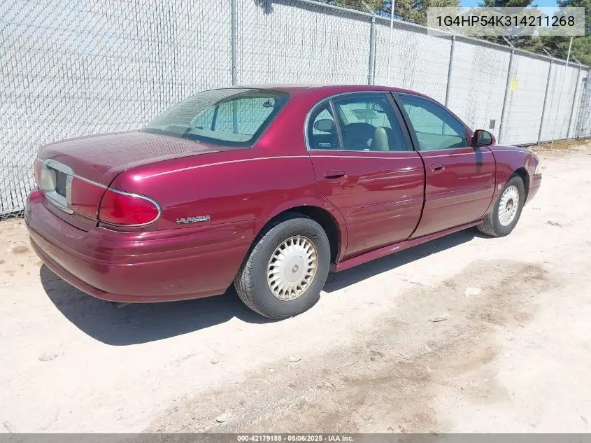 2001 Buick Lesabre Custom VIN: 1G4HP54K314211268 Lot: 42179186