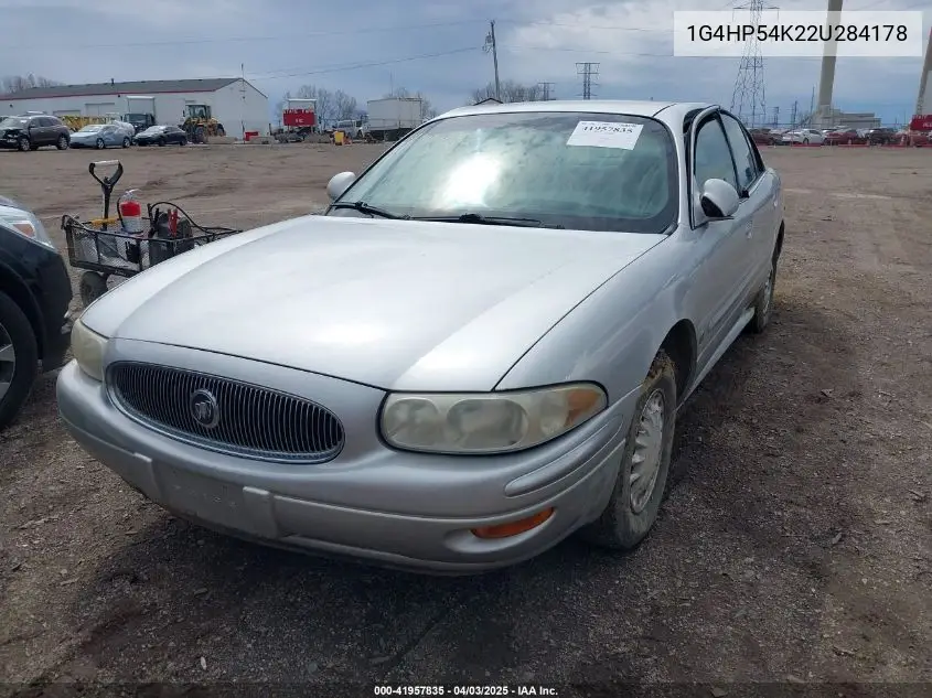 2002 Buick Lesabre Custom VIN: 1G4HP54K22U284178 Lot: 41957835