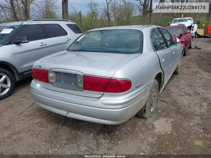 2002 Buick Lesabre Custom VIN: 1G4HP54K22U284178 Lot: 41957835