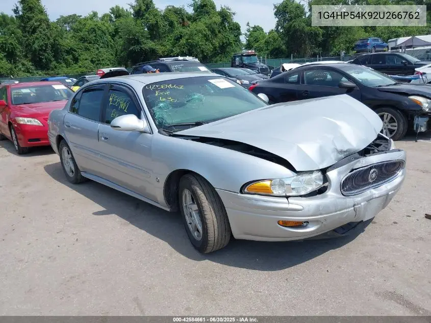 2002 Buick Lesabre Custom VIN: 1G4HP54K92U266762 Lot: 42584661