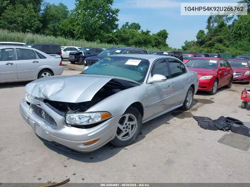 2002 Buick Lesabre Custom VIN: 1G4HP54K92U266762 Lot: 42584661