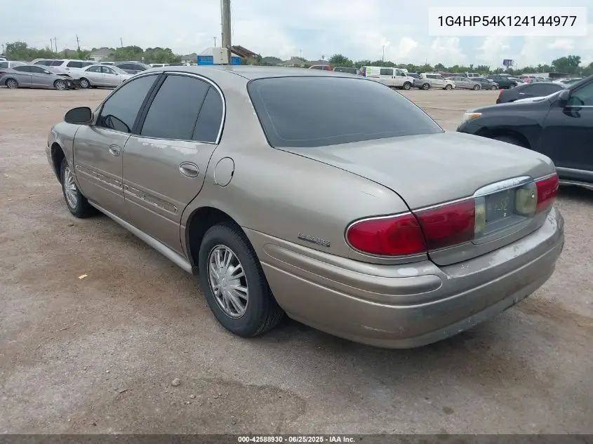 2002 Buick Lesabre Custom VIN: 1G4HP54K124144977 Lot: 42588930