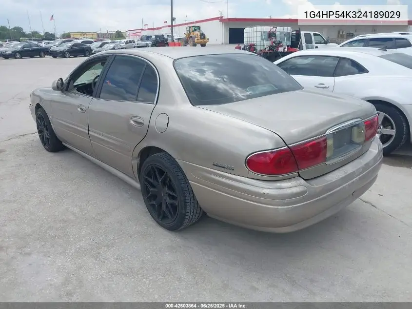 2002 Buick Lesabre Custom VIN: 1G4HP54K324189029 Lot: 42603864