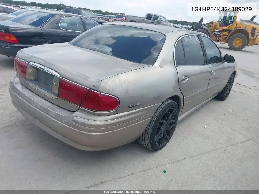 2002 Buick Lesabre Custom VIN: 1G4HP54K324189029 Lot: 42603864