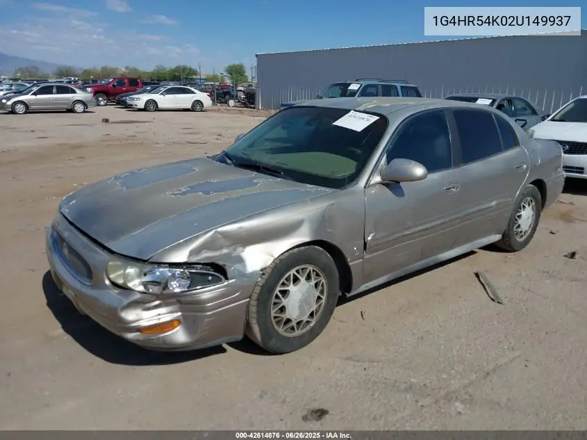 2002 Buick Lesabre Limited VIN: 1G4HR54K02U149937 Lot: 42614876