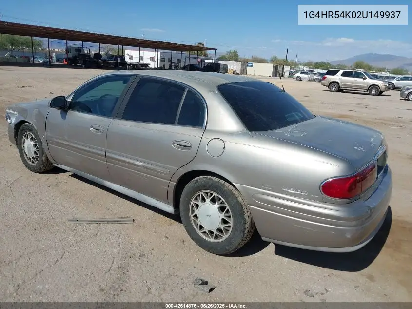 2002 Buick Lesabre Limited VIN: 1G4HR54K02U149937 Lot: 42614876