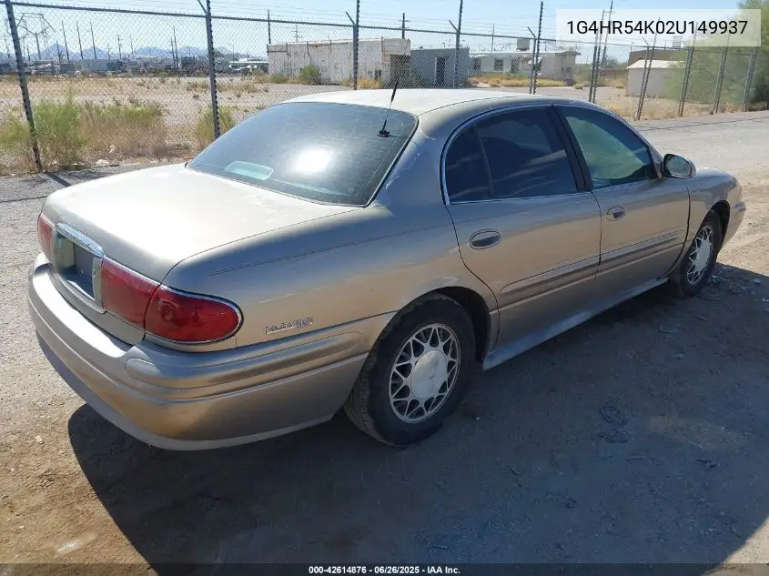 2002 Buick Lesabre Limited VIN: 1G4HR54K02U149937 Lot: 42614876