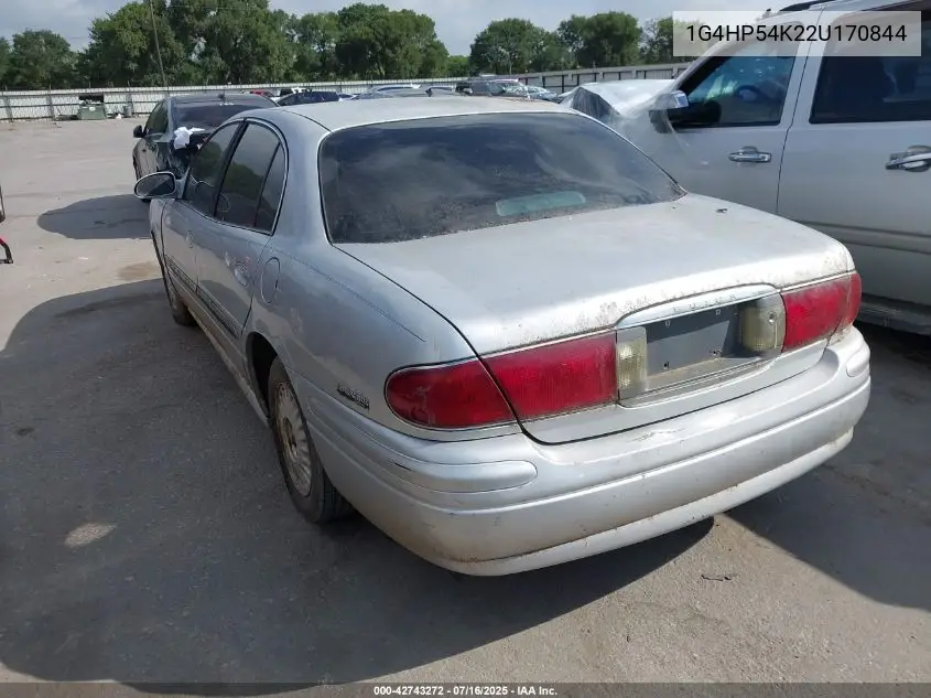 2002 Buick Lesabre Custom VIN: 1G4HP54K22U170844 Lot: 42743272